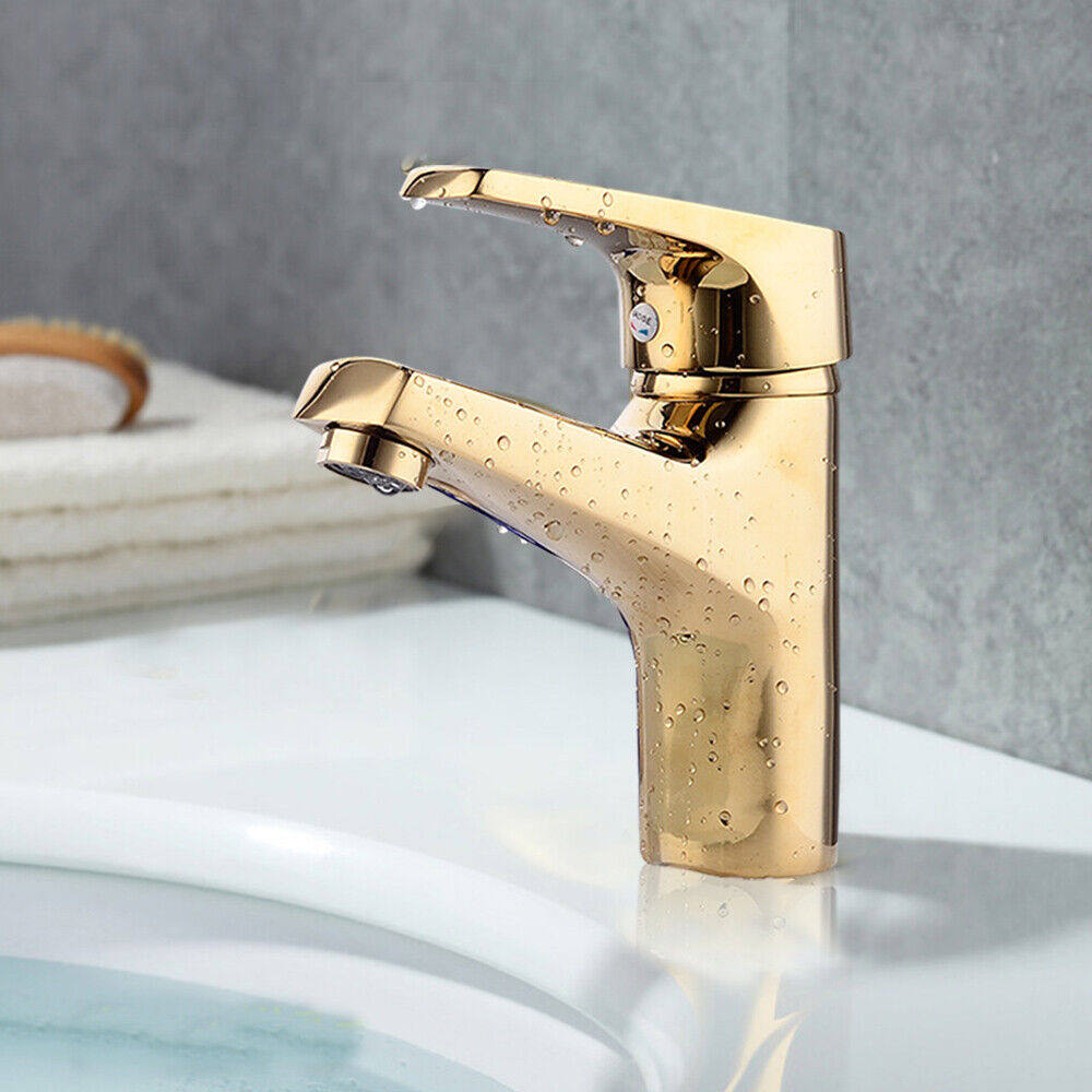 faucet basin gold